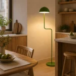 Modern Green Floor Lamp | Nordic Ambient Lighting - Image 5