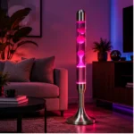 Pink Lava Motion Floor Lamp | Retro Ambient Lighting - Image 4