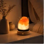 Aroma Stone Bedside Lamp | USB LED Night Light with Wooden Base - Image 5