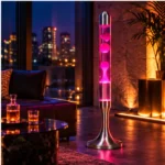 Pink Lava Motion Floor Lamp | Retro Ambient Lighting - Image 5