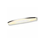 Modern Curved LED Vanity Light | Chrome Bathroom Mirror Lamp