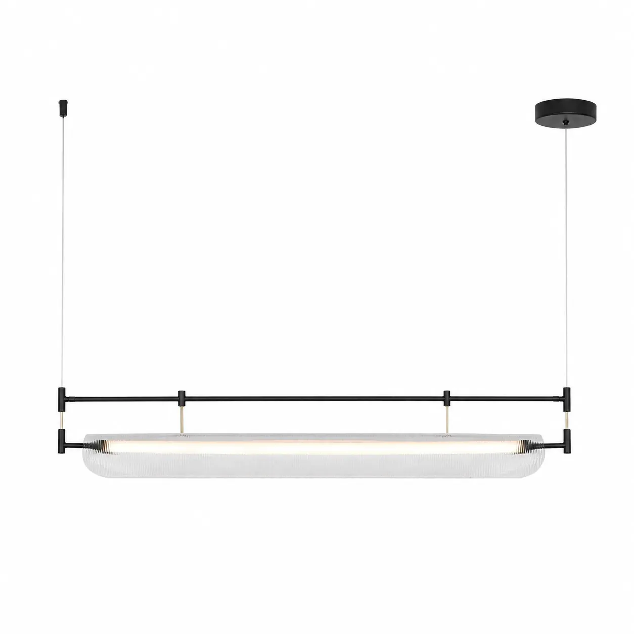 111f8caa-c09a-4005-9a79-aa3798268f6d_11zon Ribbed Glass Linear LED Pendant Light - Image 1