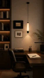 Alabaster Pendant Light | Modern Minimalist LED Hanging Ceiling Lamp - Image 2