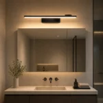 Modern LED Vanity Light | Black Bathroom Mirror Wall Lamp - Image 3