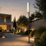 Ribbed Glass Solar Garden Lantern for Patio and Courtyard Lighting - Image 3