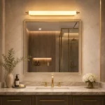 Modern Linear Frosted Glass Vanity Light for Bathroom Mirror - Image 5