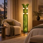 Modern Green Acrylic Floor Lamp | Artistic Lighting - Image 4
