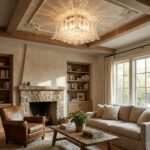 Crystal Wave Glass Ceiling Light – Luxury Artistic Ceiling Lamp - Image 4