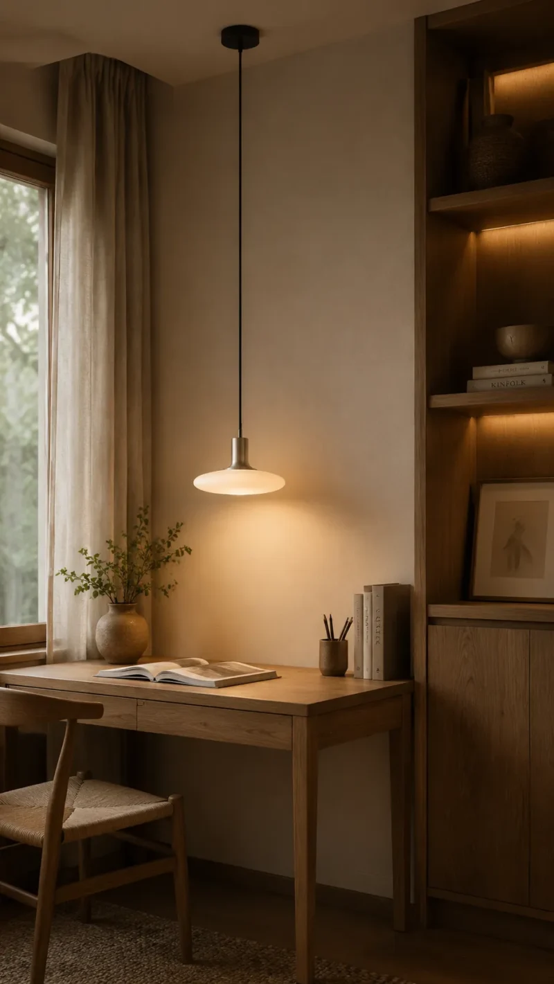Alabaster Pendant Light | Modern Minimalist LED Decorative Lighting Fixture - Image 4