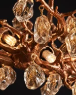 Copper Branch Liuli Glass Chandelier for Luxury Interiors - Image 3