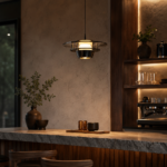 Aurora Halo Pendant Light | Modern Minimalist LED Glass Ceiling Lighting Fixture - Image 5