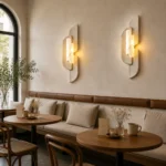 Gypsum Wall Light | Sculptural G9 LED Wall Sconce - Image 5
