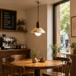Handmade Ceramic Pendant Light | Artisan Textured Lamp - Image 2