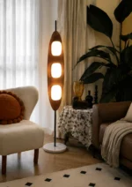 Modern Sculptural Floor Lamp | LED Ambient Lighting - Image 5