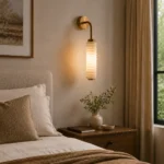 Marble Wall Light | Natural Stone Brass Wall Sconce - Image 5