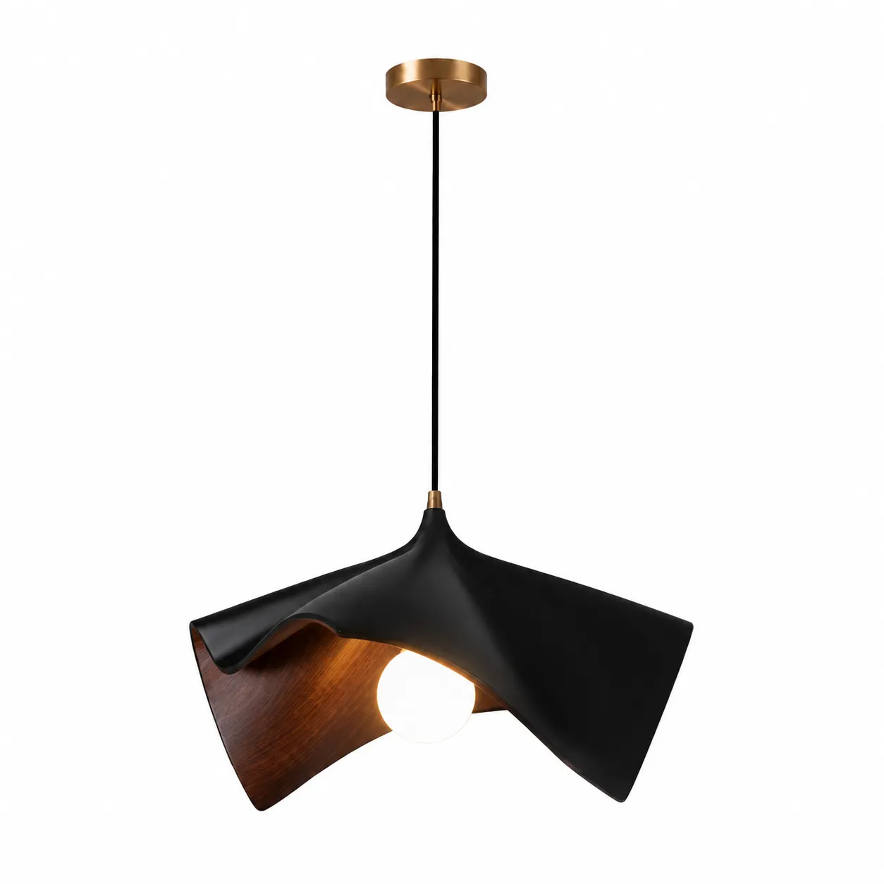 20864cc552741f39fe57b5d7e05be45b_11zon Sculptural Resin Pendant Light | Modern Organic Lighting - Image 1