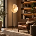 Ocean Conch Sculptural Floor Lamp | Organic Lighting - Image 4