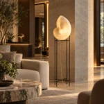 Ocean Conch Sculptural Floor Lamp | Organic Lighting - Image 2