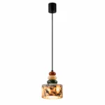 Natural Marble Pendant Light | Luxury Small LED Pendant Lighting Fixture