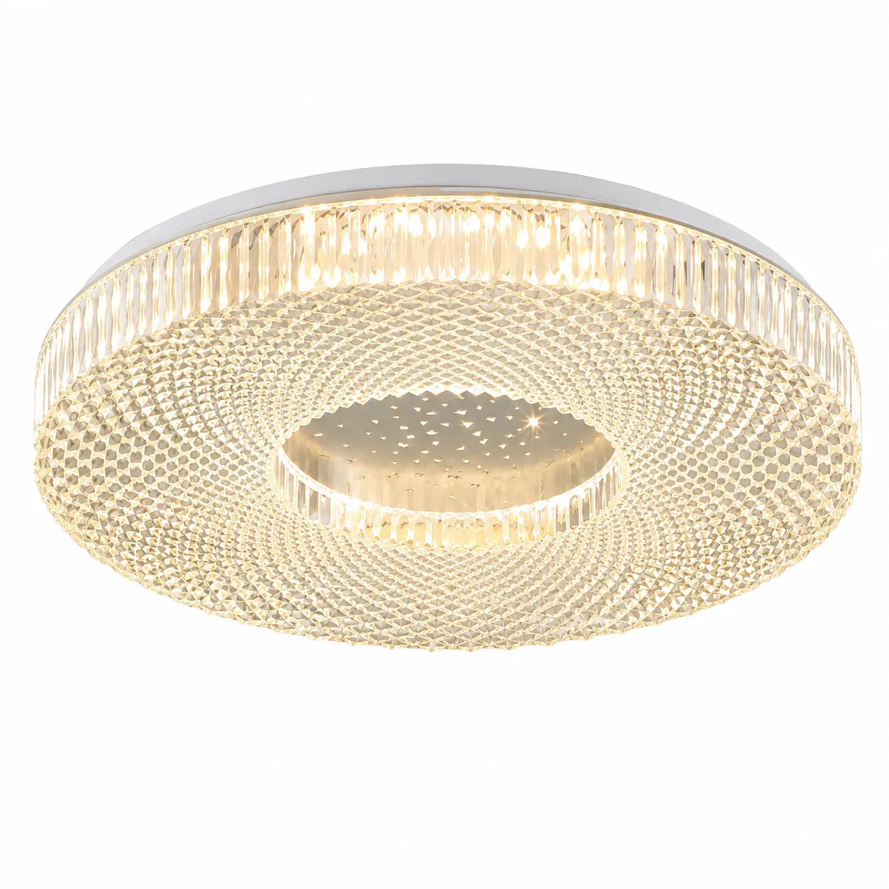2e3e43d9-84ad-497b-a975-652e1f6cd1cf_11zon Crystal LED Ceiling Light – Modern Luxury Flush Mount Lighting Fixture - Image 1
