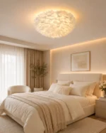 Feather Cloud LED Ceiling Light – Soft Ambient Bedroom Ceiling Lamp - Image 2