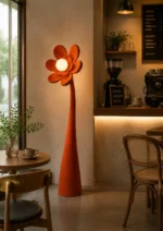 Flower Sculpture LED Floor Lamp | Artistic Lighting - Image 4