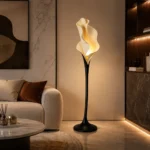 Artistic Flower Floor Lamp | Sculptural LED Lighting Fixture - Image 5