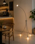 Modern Arc LED Floor Lamp | Sculptural Lighting - Image 4