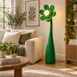 Flower Sculpture LED Floor Lamp | Artistic Lighting - Image 5