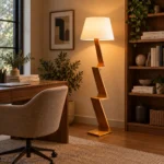 Floor Lamp | Modern Wooden LED Lighting Fixture - Image 3