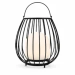 Rechargeable Outdoor Cage Lantern for Patio, Garden and Camping Lighting