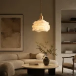 Flower Petal Glass Pendant Light | Modern Elegant Lighting - Image 4