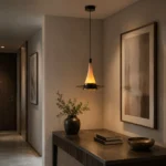 Art Glass Pendant Light | Modern Minimalist LED Ceiling Lighting Fixture - Image 3