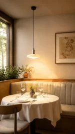 Alabaster Pendant Light | Modern Minimalist LED Decorative Lighting Fixture - Image 3