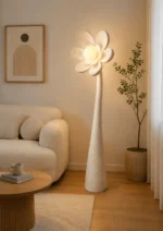 Flower Sculpture LED Floor Lamp | Artistic Lighting - Image 3