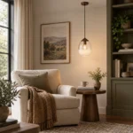 Glass Globe Pendant Light | Modern Minimalist LED Ceiling Lighting Fixture - Image 4