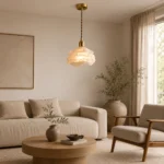 Flower Petal Glass Pendant Light | Modern Elegant Lighting - Image 8