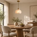 Flower Petal Glass Pendant Light | Modern Elegant Lighting - Image 9