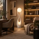 Infinity Sculptural Floor Lamp | Modern Art Lighting - Image 4