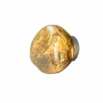 Amber Glass Wall Light | Dimmable LED Wall Sconce