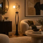 Bubble Muse Sculptural Floor Lamp | Abstract Art Lighting - Image 3