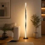 Modern Vertical LED Floor Lamp | Linear Ambient Light - Image 2