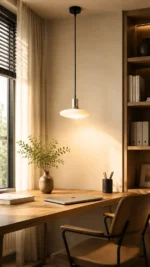 Alabaster Pendant Light | Modern Minimalist LED Decorative Lighting Fixture - Image 2