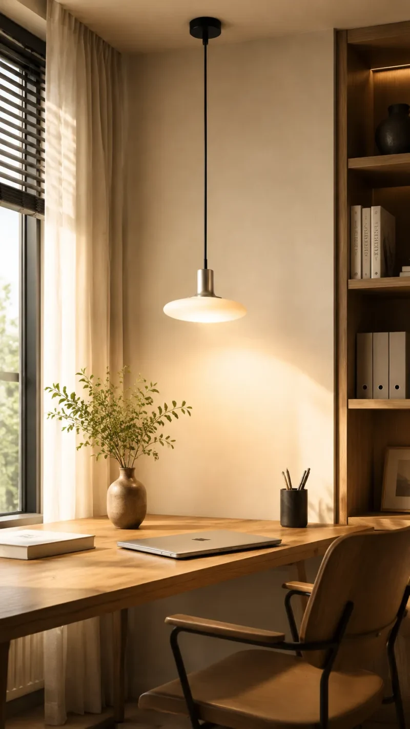 Alabaster Pendant Light | Modern Minimalist LED Decorative Lighting Fixture - Image 2