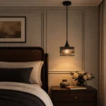Smoky Ripple Glass Pendant Light | Modern Glass Lighting - Image 4