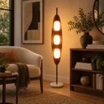 Modern Sculptural Floor Lamp | LED Ambient Lighting - Image 2