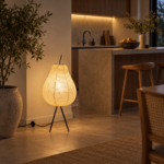 Wabi-Sabi Rattan Table Lamp | Handmade Ambient Light - Image 3