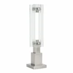 Modern Glass Column Table Lamp | Minimalist LED Bedside Lighting Fixture