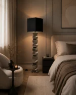 Geometric Column Floor Lamp | Modern Luxury Lighting - Image 3