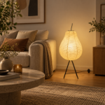 Wabi-Sabi Rattan Table Lamp | Handmade Ambient Light - Image 2
